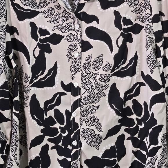 Chico’s Women’s Floral Jacket Wearable Art Modern Classic Statement Fashion XL - Picture 5 of 14